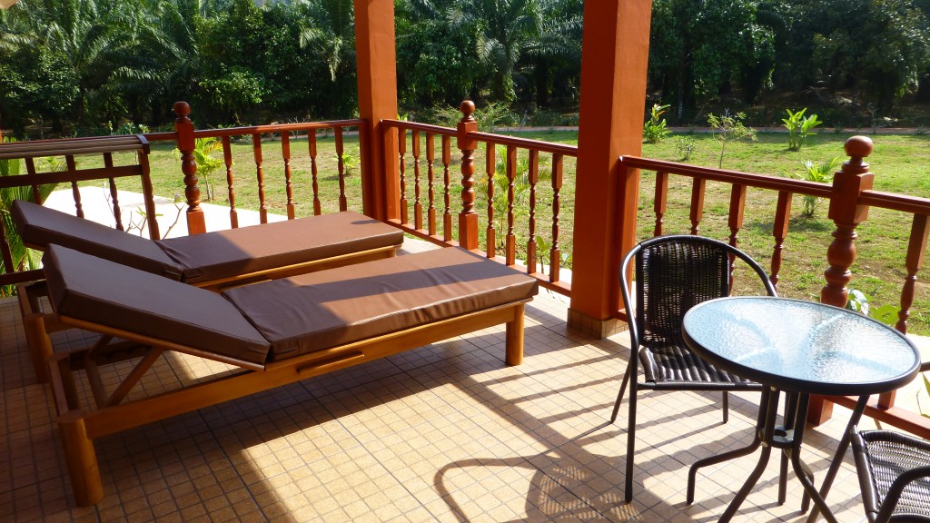 A bungalow's terrace